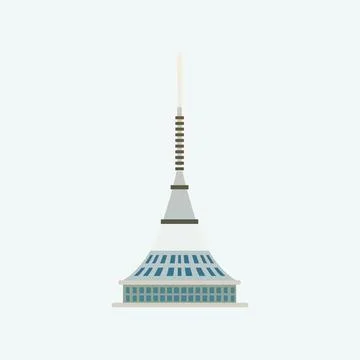 Jested Tower. TV Tower Stock Illustration