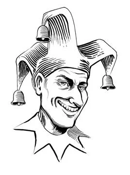 Jester character Stock Illustration