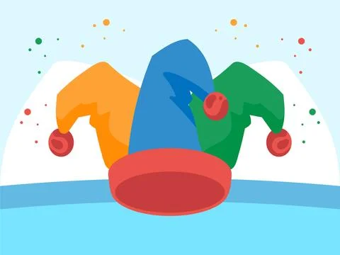 Jester Hat Concept Illustration Stock Illustration