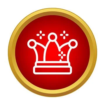 Jester hat icon representing humor and entertainment Stock Illustration