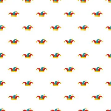 Jester hat pattern seamless vector Illustrazione stock
