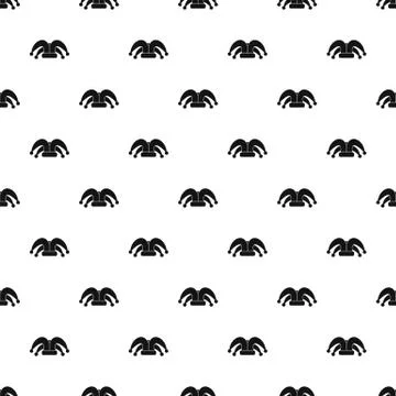Jester hat pattern, simple style Illustrazione stock
