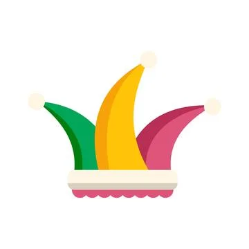 Jester hat representing comedy, fun, and entertainment Stock Illustration