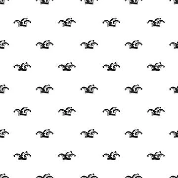 Jester pattern seamless Illustrazione stock