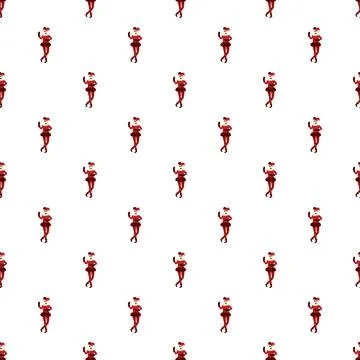 Jester playing character seamless repeating pattern background Stock Illustration