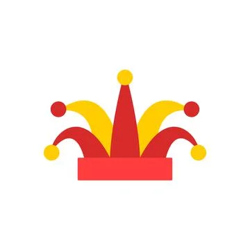 Jester s hat. Vector illustration of a traditional German carnival Stock Illustration