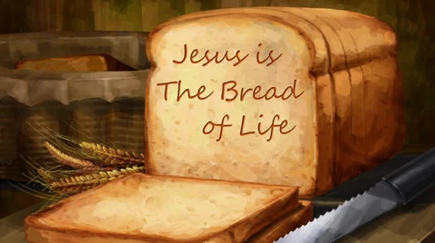 Jesus Bread of Life Stock Footage 33729962