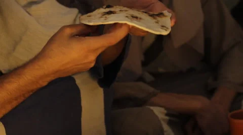Jesus Breaking Bread at the Last Supper, Biblical Reenactment Stock Footage 51560096