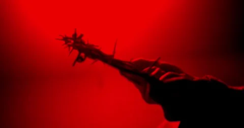 Jesus Christ, Crown of Thorns, Easter, Christianity, Bible, Religion, Cross Stock Footage 311008305