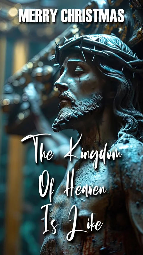 Jesus Christ Saying In Animated Text The Kingdom Of Heaven Is Like Vidéo 293566960