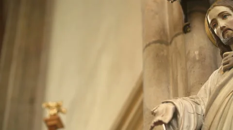 Jesus Christ Statue Stock Footage 65166961