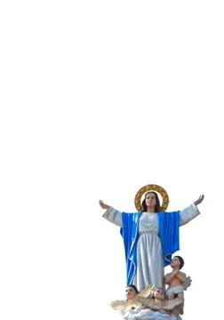 Jesus christ with three angles Stock Photos