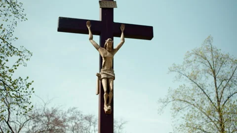 Jesus on the cross Stock-Footage 240764980