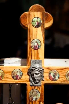 Jesus on a cross Stock Photos