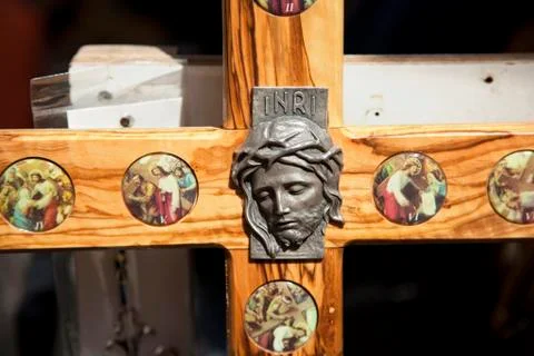Jesus on a cross Stock Photos