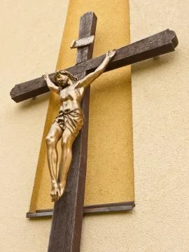Jesus on the cross Stock Photos