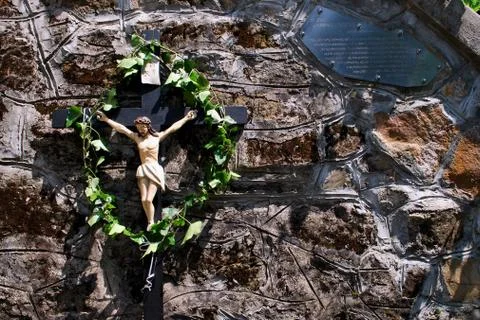 Jesus on the cross Stock Photos