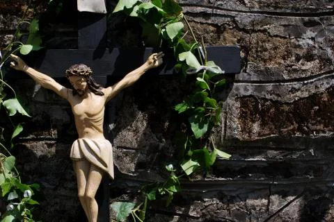 Jesus on the cross Stock Photos