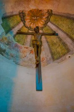 Jesus on the cross Stock Photos