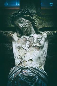 Jesus on the cross Stock Photos