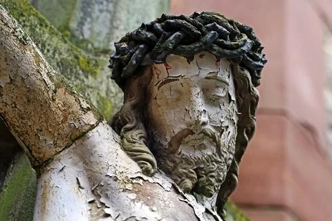 Jesus on the cross Foto stock