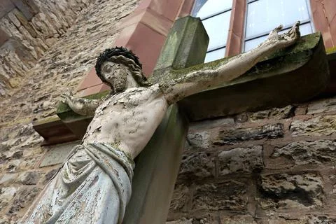 Jesus on the cross Stock Photos