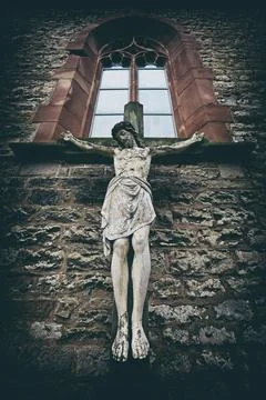 Jesus on the cross Stock Photos