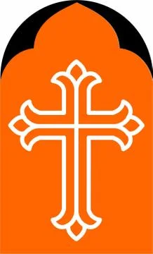 Jesus cross vector design background Stock Illustration