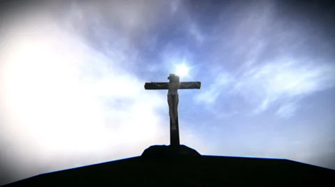 Jesus crucified Stock Footage 24791730