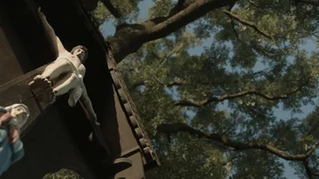 Jesus on Crucifix Stock Footage 85556023