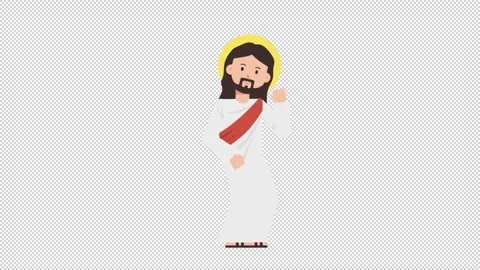 Jesus Dancing Stock Footage 205036246