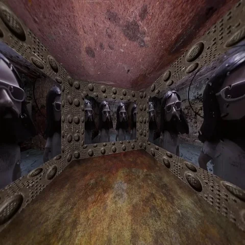 Jesus Factory Floor Wide Clockwise Stock Footage 69330180