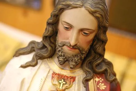 Jesus figure, head Foto stock
