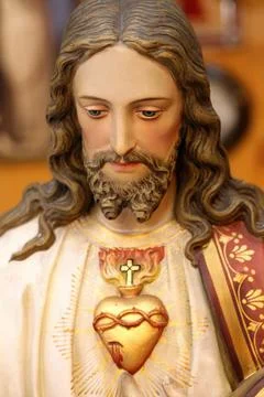 Jesus figure, head Foto stock