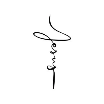 Jesus Hand written Vector calligraphy lettering text in cross shape Illustration