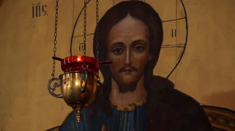 Jesus icon Stock-Footage 44237851