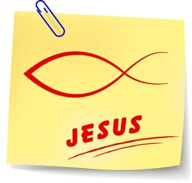 Jesus message Stock Illustration