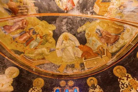 Jesus Mural Stock Photos