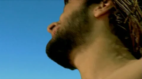 Jesus In Pain On The Cross Close Up 스톡 동영상 10938516