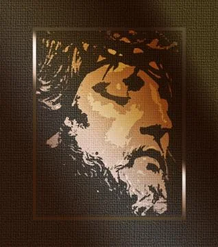 Jesus Portrait Stock Illustration