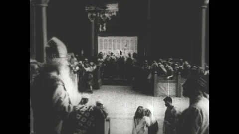 Jesus Questioned - Luke 22:66 Stock Footage 155998450