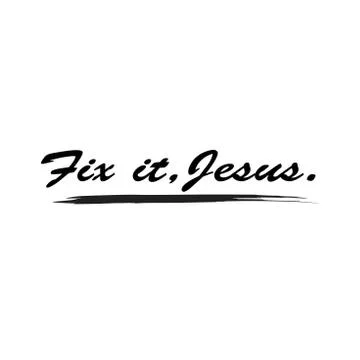 Jesus quote Stock Illustration