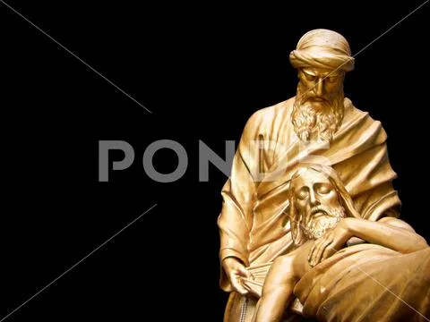 Jesus rests Stock Photos