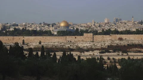 Jesus is Risen Easter Sunday  Israel Resurrection Of Jesus At Tomb On Stock Footage 239591145