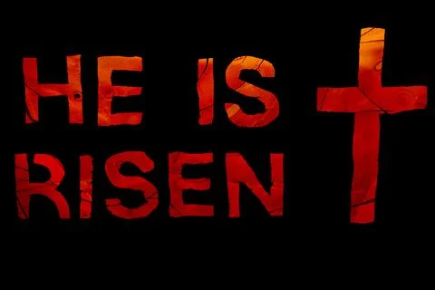 Jesus is risen Ilustración de archivo