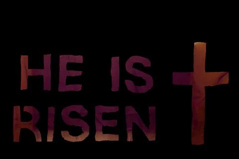 Jesus is risen Stock Illustration
