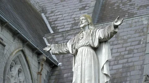 Jesus statue 库存影片 154301722