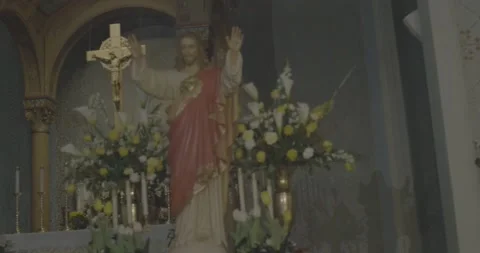 Jesus Statue Stock Footage 168314674