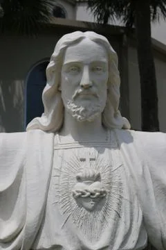 Jesus Statue 写真素材