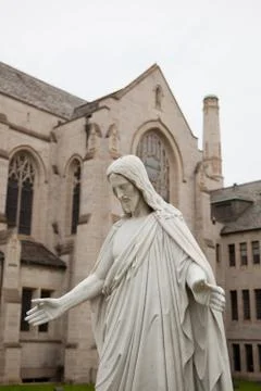 Jesus statue 스톡 사진
